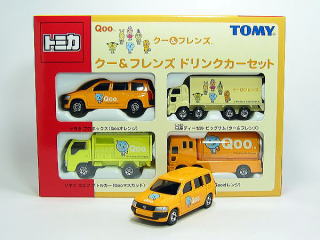 トミカの時 クー&フレンズドリンクカーセット プロボックス(Qooオレンジ)